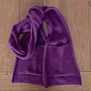 Soft knit scarf with pockets ALL SCARVES 3/$12